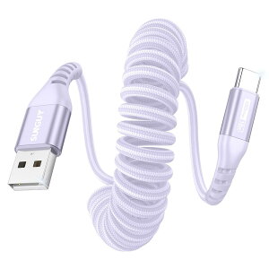 SUNGUY �R�C����USB C�P�[�u�� 1�p�b�N 1.2M�y�����L�k�����F0.3�`0.8M�zUSB-A - USB-C �f�[�^�P�[�u�� Android Auto�ACarPlay�AiPhone 17/16/15�V���[�Y�AGalaxy S24 Ultra�AGoogle Pixel�AXiaomi�Ή� - �p�[�v��