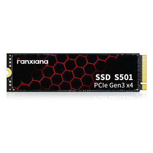 fanxiang SSD 128GB PCIe Gen3.0×4 M.2 Type2280 NVMe 1.4 ����ssd 3D NAND���� HM B�̗p SLC�o�b�t�@�Z�p Trim�@�\ AES�Í����@�\���� ������ ���ϋv �Q�[������ S501