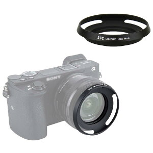 JJC �˂����ݎ� �\�j�[�����Y�t�[�h �����Y�t�[�h �����Y�J�o�[ Sony E PZ 16-50mm F3.5-5.6 OSS SELP1650 & Nikon 1 NIKKOR 10mm F2.8 �����Y �Ή� �\�j�[ ZV-E10 II ZV-1F ZV-E10 A6600 A6300 A6100 A6000 A5100 A5000 �j�R�� J1 �L