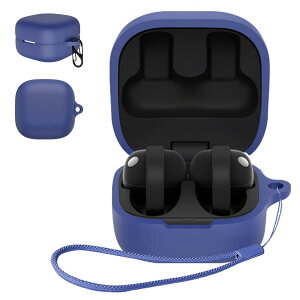 HVUYAL �P�[�X For �\�j�[(SONY) LinkBuds Clip�Ή� �P�[�X �����h�~�p�̃t�b�N�𓋍ڂ��� �y�� �L�Y�h�~ �h�o �����ɂ��� �_�炩�ȃV�� WF-LC900��p �P�[�X�J�o�[ �����h�~�ی�(�u���[)