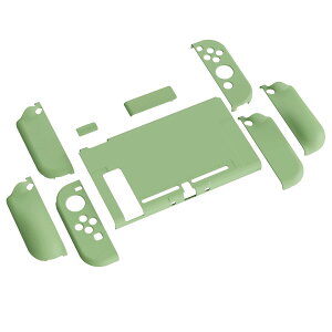 PlayVital AlterGrips Nintendo Switch�ɑΉ��p�l�ԍH�w�Ɋ�Â����O���b�v�J�o�[�ƕی�V�F���A�V�F�����O���X�t�B�������T�����C�J�o�[���{�^���L���b�v�͕t�����Ă��܂��y�����O���[���z
