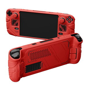 PlayVital Steam Deck�Ή����J�f�U�C���ی�J�o�[ ? OLED/LCD�Ή� ����~�߃V���R���O���b�v�J�o�[ | �Ռ��z���P�[�X �w�ʃ{�^�������Z�b�g���e�w�O���b�v �� �X�e�b�J�[�t���y���b�h�z