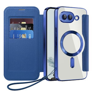 JOMA-E Shop google pixel 9a �p�� �P�[�X �蒠�^ magsafe�Ή� RFID�u���b�L���O �w�� ���� �N���A ���z�^ �O�[�O���s�N�Z��9a ������ �J�o�[ �蒠 ���C�� ���X�[�d�Ή� �J�[�h���� PU�v ���U�[ ���[���� 