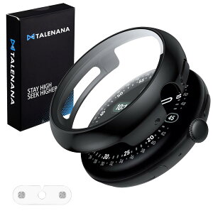 TALENANA for Google Pixel Watch 4 �P�[�X 41mm �Ɨ��[�d�A�_�v�^�[�t�� �|���J�[�{�l�[�g�� �t���t�B������̌^ �ϏՌ� �S�ʕی� �����^ �w��h�~ �����ߗ�(�s�N�Z���E�H�b�`4 41mm,�u���b�N)