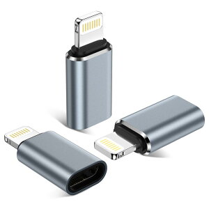 GAEF Type C to Lightning �ϊ��A�_�v�^�[ �[�d��p (3�Z�b�g) �y�C���z���s��&OTG�@�\��Ή��z 10W�}���[�d&�����f�[�^�]�� USB-C iPhone �ϊ��R�l�N�^ �A���~������&�y�ʏ��^ iOS�Ή�iPhone 14 13 12 11 Pro Ma