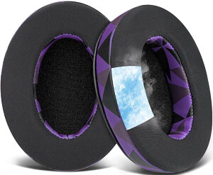 SOULWIT ��p�W�F�� �C���[�p�b�h for Sony MDR-CD900ST/MDR-7506/MDR-1ABT/RBT/RNC & ATH M50X/M40X/WS660BT/WS1100, for Arctis 7/9/5/Nova 7/Pro Wired, G Pro X, Razer Kaira/Barracuda �V���[�Y �p�b�h �p�[�v���u���b�N