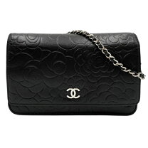 楽天市場】chanel カメリア チェーンウォレットの通販