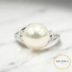 Pt950 �~�L���g �p�[��9.1mm �_�C�������h �����O