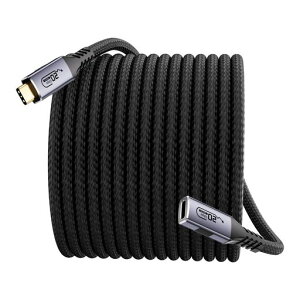 usb type�]c �����P�[�u�� 5m�yPD100W/5A�}���[�d�E20Gbps�����]���E4K@120Hz/8K@30Hz�f���o�́zusb 3.2 Gen2x2 / Thunderbolt4/3�Eusb3.2/3.1type-c �I�X-���X ����