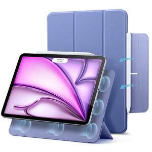 ESR iPad Air 13�C���` �P�[�X M4/M3/M2(2026/2025/2024)iPad Pro 12.9 ��6/5/4����(2022/2021/2020)�Ή� �}�O�l�b�g�z�� �O�܂�X�^���h �X�����݌v Pencil