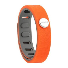 [HHARUCO]静電気除去ブレスレット静電気防止マイナスイオンスポーツブレスレットメンズレディースリストバンドゴルフ防水オレンジ赤紫ホワイト白Power(オレンジ-Orange)