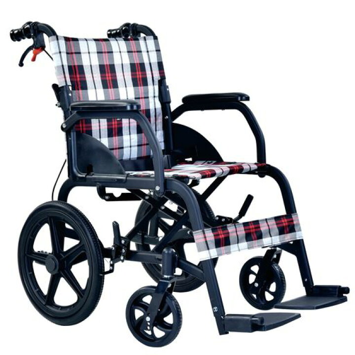 楽天市場】Care-Parents車椅子介助型アルミ製折りたたみ車イス介助用 