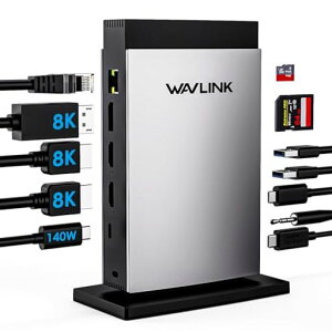 WAVLINK11-in-1USB-ChbLOXe[VA3ʃ[hóA8KHDMI/8KDPAPD3.1