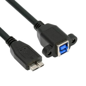 cablecc 5Gbps USB 3.0 Type-B ���X - USB3.0 Micro-B �I�X�P�[�u������ �f�B�X�N SSD �J�����f�[�^�p 30cm