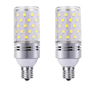 LCHUNYANGE17LED電球E17口金12W60Wハロゲンランプ相当全光束800lm6000KE17led電球昼白色AC85-265V調光器非対応、2個入り