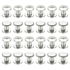 PATIKIL24�Z�b�g�V�J�S�X�N�����[4x6mm(DxH)�V�J�S�X�N�����[�t�B���b�v�X�o�C���f�B���O�|�X�g�X�N�����[�{���g���U�[���x�b�g304�X�e�����X�X�`�[���t�@�X�i�[���U�[�x���g�X�N�����v�u�c