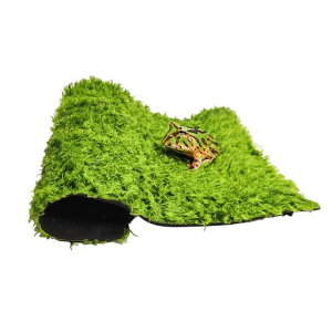 koundeneko爬虫類飼育用床材保温保湿吸水洗える人工芝苔マット両生類用床材カエル/亀/ヘビ/トカゲ/コオロギ人造芝生水槽敷物造園装飾50x30cm