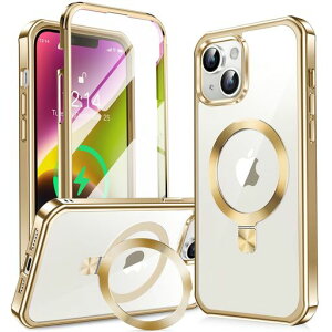 y360°SʕیEX^hEMagsafeΉzKELLCASEiPhone14pP[XʉBX^hECDOcCX[dphone14Jo[ϖh~PCwʃbLop[ČRMILKiϏՌ
