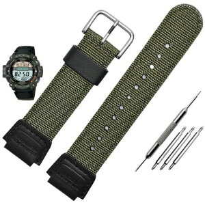 [Zealbeaty] �L�����o�X �i�C���� �E�H�b�` �u���X���b�g 18mm �E�H�b�` �X�g���b�v AE-1200WH-1B/SGW-300H/400/SGW-500 8/5000 �o���h �i�C���� �E�H�b�`�o���h (��)
