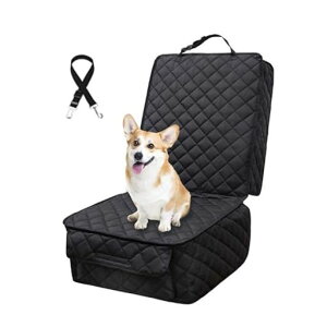 AOKAZEペット用ドライブシート助手席カバー車用ペットシートカー用品ドライブボックス座席カバー滑り止め運転席カバー防水洗濯可汚れに強い折り畳み可能ペット安全ベルト付き(運転席…