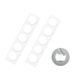 NFCタグ NTAG215 コイン型カード NFCコイン 円形 直径25mm 504バイトTagMo、i-Phone対応用 ショートカットアプリ対応 10枚セット