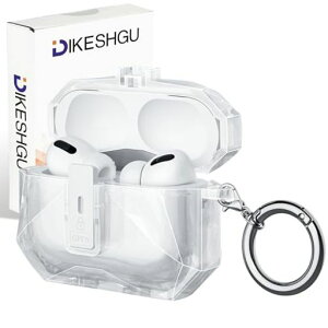 DikeshguForAirPodsPro2/AirpodsProケース(2024/2023/2022/2019)クリアAirPodsPro2/AirpodsProカバー磁気ロック設計厚さ4.5mmおしゃれ全面保護