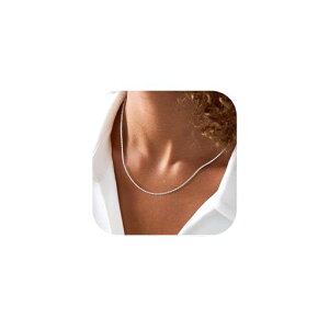 [DuoDiner]1.5mmlbNX`F[̂݃Vo[925lbNXfB[X[v`F[AM[Ή40/45/50/55cm(Vo[55cm)