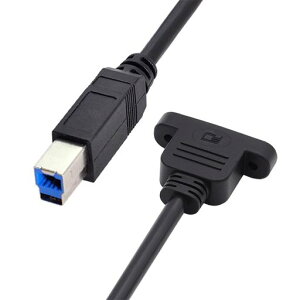 cablecc 5Gbps USB 3.0 Type B �I�X - Micro USB 3.0 ���X Type-B �X�N�����[�}�E���g�^�C�v�����P�[�u�� 50CM