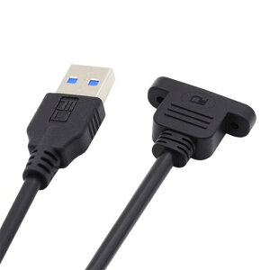 cablecc 5Gbps USB 3.0 Type A �I�X - Micro USB 3.0 ���X Type-B �X�N�����[�}�E���g�^�C�v�����P�[�u�� 50CM