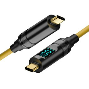NFHK �P�[�u�� �X�}�[�g LED �f�B�X�v���C USB-C USB4 �P�[�u�� 20Gbps 100W 8K �m�[�g�p�\�R�� �f�B�X�N �d�b�p Type-C �I�X - �I�X �P�[�u�� �d�� & �f�[�^ (100CM)
