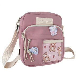 [ENJHIKE]�V�����_�[�o�b�O�����߃|�V�F�b�g�X�}�z�|�[�`�~�j�o�b�O�q���L�b�Y�w�����̎q���o�������������y�ʎ΂ߊ|�����߉\�V���v���A�C�{���[�u���b�N�s���N�u���[�c�^(�s���N)