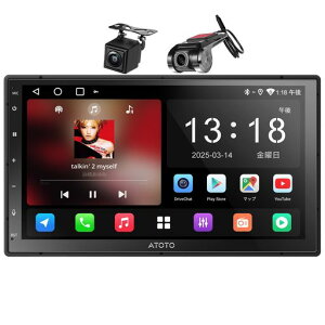ATOTOZONEA5LAndroid2DINfBXvCI[fBIAAhChir7C`ACXCarPlay&AndroidAutoAWi-Fi/Bluetooth/USBڑɑΉAGPSǐՁA1080P^Ή
