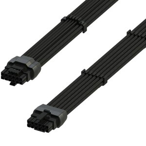 LINKUP - AVA 600W PCIE 5.0 16Pin (12+4) High Current Power Cable | 16AWG�A���`�A�͂񂾕t���A�X���[�u�^�C�v | RTX5000�ERTX4000�ERTX3000 FE�ɑΉ� |