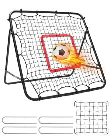CYFIE リバウンドネット 100cm*100cm 室内 屋外兼用 リバウンダー サッカー フットサル 野球 テ二ス 練習 トレーニング 折りたたみ可能 練習用具 自主練習 自宅 子供の日ギフトメンズ 誕生日プ…