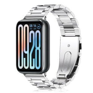 [LuFiYa]�����o���h�V���I�~(Xiaomi)RedmiWatch5/Watch4/XiaomiSmartBand9Pro/Band8Pro�p�X�e�����X�������x���g�X�g���b�v���v�x���g�������v�o���h(�V���o�[)