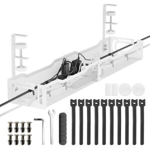 Ankuka�P�[�u���g���[�f�X�N���z���B����64cm�P�[�u���g���[�N�����v�f�X�N�z�����[�V��1�`5cm�ݒu�l�C�Ō������s�v�z�������R�[�h�B���f�X�N���[�P�[�u�����[�z���g���[���[�^�[���[�f�c