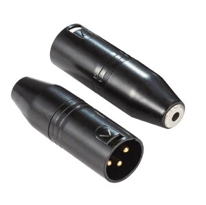 3.5mmStereoTRSFemaleto3-PinXLRMale�}�C�N�A�_�v�^�A�r�f�I�J�����A���R�[�_�[�A�~�L�T�[�ɓK�����I�[�f�B�I�ϊ���