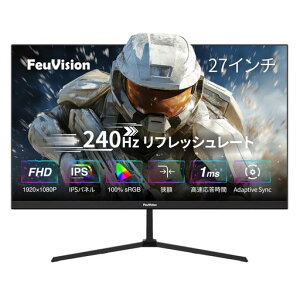 FeuVisionQ[~Oj^[27C`FHD1080p240HzIPSplx1msAdaptiveSyncΉPCj^[3Ӓz&^99%sRGBLFu[CgtB^[HDMI&DP|[g