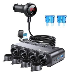 12V/24VԍڗpVK[C^[z216W4|[gUSB-C/QC3.0ΉhhoJo[tƗXCb`gbN/LsOJ[pԍڗ①/hCuR[_[Ή}[d