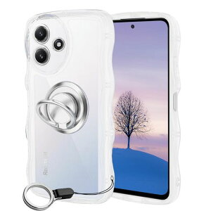 XiaomiRedmi125G�P�[�X�N���A�E�F�[�u�����O�t��TPU�g��̃o���p�[�����X�}�z�P�[�X���킢�����˂��˃V���I�~Redmi125G�E�F�[�u�f�U�C�������؍������p���^�l�C�������ϏՌ�