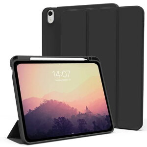 KenKe iPad Air 11�C���` �P�[�X (M3/M2�A2025/2024) iPad Air ��5/4���� �P�[�X 2022/2020���� 10.9�C���` �y�� �_�炩���V���R�� TPU�ގ� �y�����[ �J�o�[ 3�i�K�܂��݉� �X�^���h