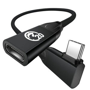 USB C �����P�[�u�� �Z�� 0.3m L���^240W USB C 3.2 Gen 2X2 20Gbps�����f�[�^�]�� 48V 5A PD�}���[�d