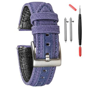 Hemsut �N�C�b�N�����[�X���v�X�g���b�v�A�~���^���[�L�����o�X�̎��v�o���h�A�j���p22mm�̎��v�o���h�A�t�@�u���b�N�X�|�[�c�����B