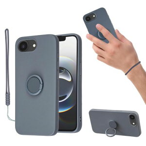 for iPhone 17E / iPhone 16E �P�[�X �t��V���J�Q���e��TPU�V�^�g�уX�^���h�ی�J�o�[�J�b�v�� ���M�����F�ɃV���v��(16e��)