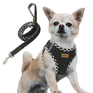 Aiminto�f�j�����p�n�[�l�X&���[�h�Z�b�g�A�ʋC���̍������b�V���f�ށA�y�ʁA�n�[�l�X�����ɔ��ˍޕt��-�L�⒴���^���p(�n�[�l�X�ƃ��[�h���Z�b�g(�u���b�N)XXS���͈�28-32cm)