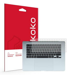 skoko �L�[�{�[�h�J�o�[ MacBook Air 15 �C���` M5 M4 M3 M2 �Ή� ANSI US�z��p ���� ���� TPU �ی�J�o�[ �p�[�����X�g�ی�t�B�����t�� �Z�b�g