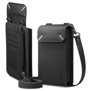 [Spigen]�X�}�z�|�[�`�N���X�{�f�B�o�b�OiPhone17/16/15/14/13/12Pixel10/9�V���[�YGalaxyS26/S25�V���[�Y�Ή��V�����_�[�o�b�O�΂߂����g�у|�[�`�o�����e�B�k�XAFA07129