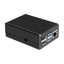 Geekworm Raspberry Pi 4 ケース P173 パッシブ冷却金属ケース アルミ合金 ラズベイリーパイ4対応