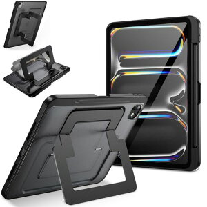 Ayoii �y�ČRMIL�K�i�E�c�u��/���u���X�^���h�ziPad Pro 11�C���` �P�[�X(M5/M4) ��p�J�o�[ �A���~���ߎ� �c���X�^���h �y���V���z���_�[�t�� ���^ �y�� �ϏՌ� �������J�o�[