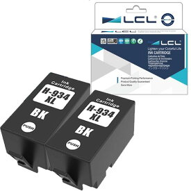 LCL HP用 ヒューレット パッカード用 934XL C2P19AA C2P23AA 増量 (2パック ブラック) 互換インクカートリッジ